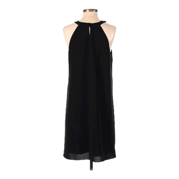 Gianni Bini HOLIDAY Dress Womens Size XS Black COCKTAIL Dress Gold Accent Flowy - Picture 5 of 10
